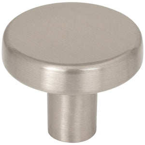 1-1/4" Diameter Satin Nickel Gibson Cabinet Knob