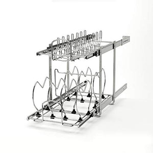 Rev-A-Shelf - - 12" Two-Tier Cookware Organizer