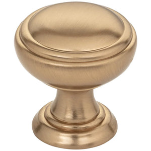 1-1/4" Diameter Satin Bronze Tiffany Cabinet Knob
