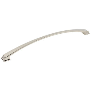 12" Center-to-Center Satin Nickel Arched Roman Appliance Handle