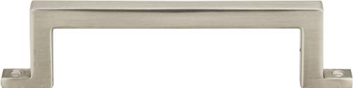 Atlas Homewares 385-BRN Campaign Pull, Brushed Nickel