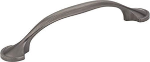 Beautifully designed Watervale Collection 3" center-to-center Zinc Die Cast Cabinet Drawer Bar Pull (1, Brushed Pewter)