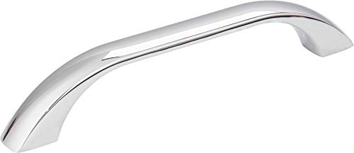 Jeffrey Alexander 4128 Sonoma 5 Inch Center to Center Arch Cabinet Pull, Polished Chrome