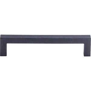 Top Knobs M1159 Nouveau III Collection 5-1/16" Square Bar Pull, Flat Black