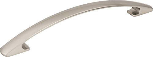 Elements 771-160SN Strickland Collection 160mm Center Square Cabinet Pull, Satin Nickel Finish