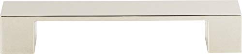 Atlas Homewares A919 Wide Square 5 Inch Center to Center Handle Cabinet Pull, Polished Nickel