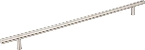 Elements 558SS Naples Collection 558mm Center Round Bar Cabinet Pull, Stainless Steel Finish