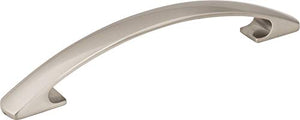Elements 771-128BNBDL Strickland Collection 128mm Center Square Cabinet Pull, Brushed Pewter Finish