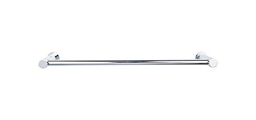 Top Knobs HOP10PC Hopewell Collection 30" Single Bath Towel Bar, Polished Chrome