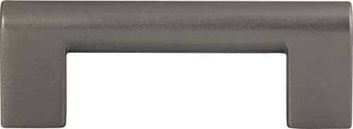 Atlas Homewares A878-SL Successi Collection 3 Inch Center Round Rail Pull, Slate Finish