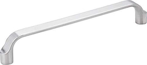 Elements 239-160BC Brenton Collection 160mm Center Scroll Cabinet Pull, Brushed Chrome Finish