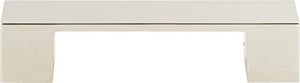 Atlas Homewares A918 Wide Square 3-3/4 Inch Center to Center Handle Cabinet Pull, Polished Nickel