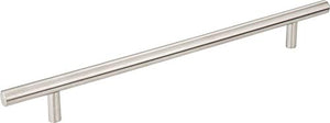 Elements 302SS Naples Collection 302mm Center Round Bar Cabinet Pull, Stainless Steel Finish