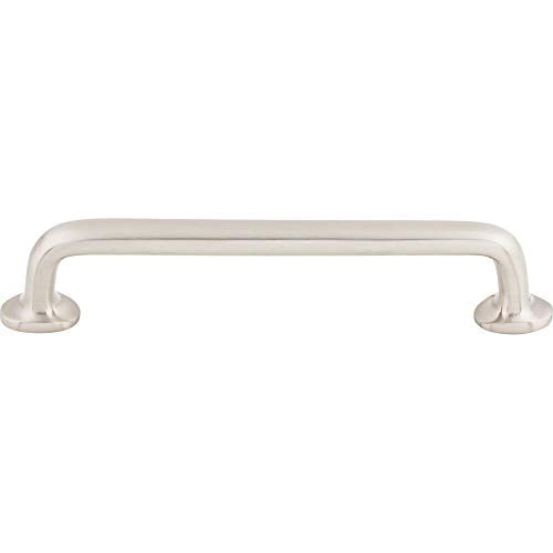 Aspen II Rounded 6" Center Bar Pull Finish: Brushed Satin Nickel