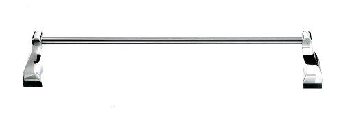 Aqua Single Bath 25.25" Wall Mounted Towel Bar Finish: Polished Nickel