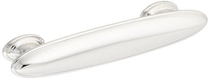 Atlas Homewares 317-PN 4.21-Inch Austen Oval Pull from The Austen Collection, Polished Chrome