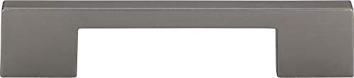 Atlas Homewares A867-SL Successi Collection 128 Center Thin Square Long Rail Pull, Slate Finish