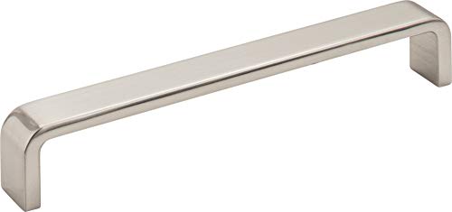 Elements 193-160SN Asher Collection 160mm Center Cabinet Pull, Satin Nickel Finish
