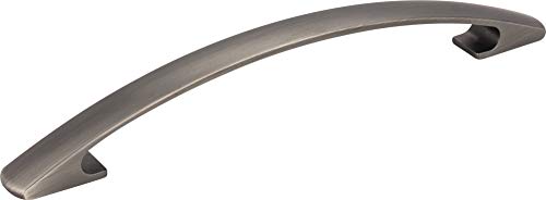 Elements 771-160BNBDL Strickland Collection 160mm Center Square Cabinet Pull, Brushed Pewter Finish