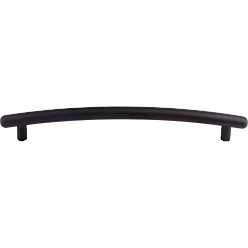 Curved 12" Center Arch Pull Finish: Flat Black
