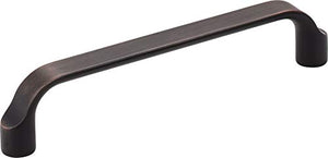 Elements 239-128DBAC Brenton Collection Pull, Brushed Oil Rubbed Bronze