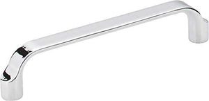 Elements 239-128PC Brenton Collection 128mm Center Scroll Cabinet Pull, Polished Chrome Finish