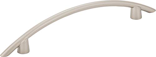 Elements 530144 Capri Collection 96mm Center Cabinet Pull, Dull Nickel Finish