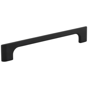 128 mm Center-to-Center Brushed Oil Rubbed Bronze Asymmetrical Leyton Cabinet Pull