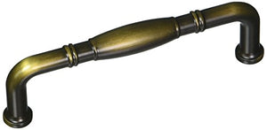 Jeffrey Alexander Z290-128-ABSB Durham Pull, Brass/Antique Brass