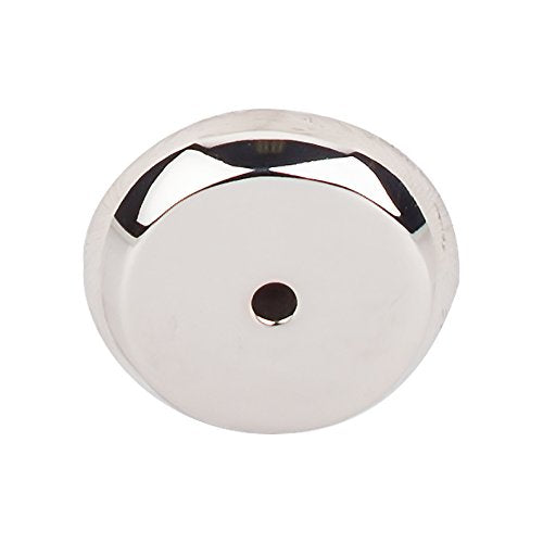 Aspen II Round Backplate Size: 1.25" H x 1.25" W x 0.19" D, Finish: Polished Nickel