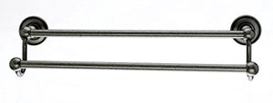 Edwardian 32.5" Wall Mounted Towel Bar Finish: Brushed Satin Nickel