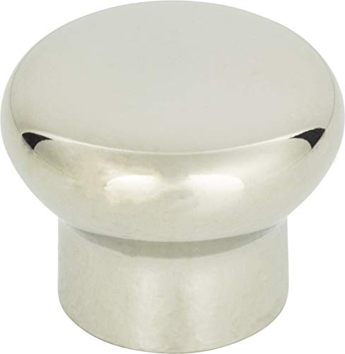 Atlas Homewares A856-PS Fluted 1.25" Knob, Polished Stainless