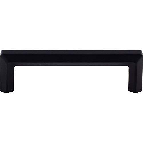 Top Knobs TK793BLK Serene Collection 3-3/4" Lydia Pull, Flat Black