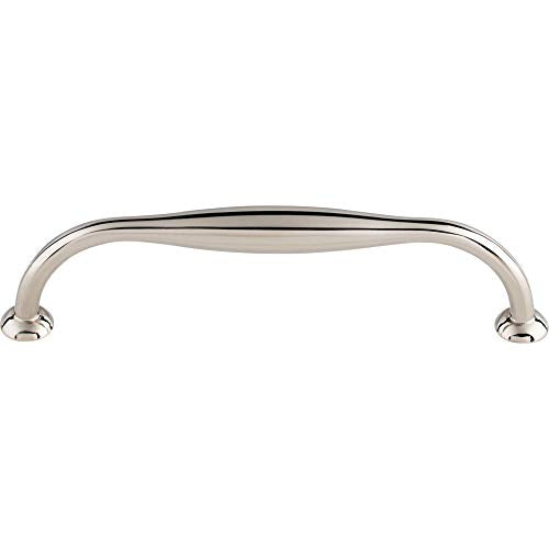 Top Knobs TK384PN Chareau Collection 5-1/16" Shrewsbury D Pull, Polished Nickel