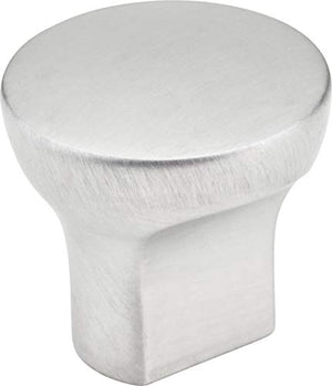 Elements 239BC Brenton Collection 1 Inch Diameter Round Cabinet Knob, Brushed Chrome Finish