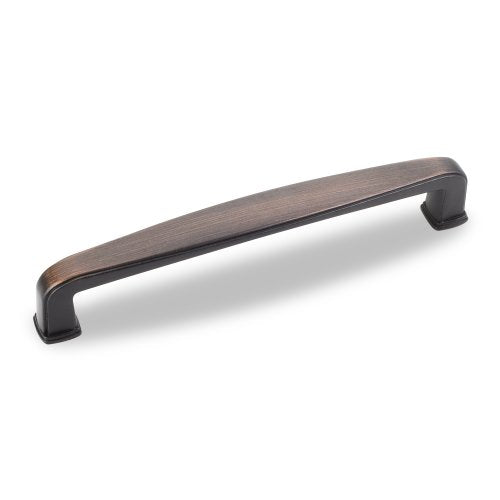 Jeffrey Alexander 1092-128DBAC Pull Milan 1 Collection, Brushed Oil Rubbed Bronze