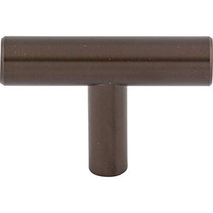 Top Knobs M1886 Bar Pulls Collection 2" Hopewell Steel T-Handle Knob, Oiled Rubbed Bronze