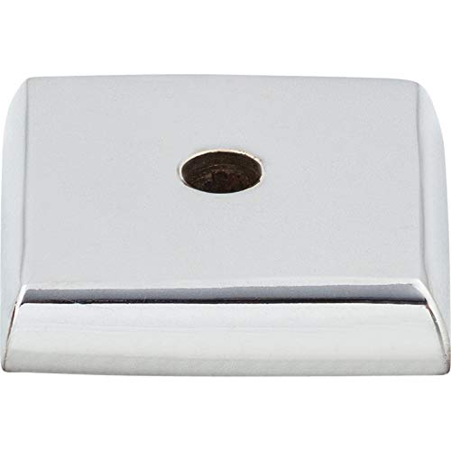 Aspen II Square Backplate Size: 0.88" H x 0.88" W x 0.19" D, Finish: Polished Chrome