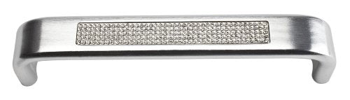 Atlas Homewares 3199-MC Boutique Crystal Collection 5.3-Inch Length Crystal Pave Arch Pull, Matte Chrome