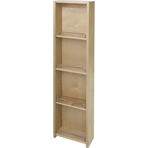 Hardware Resources PDM45 Maple Pantry Door Mount Cabinet, Maple