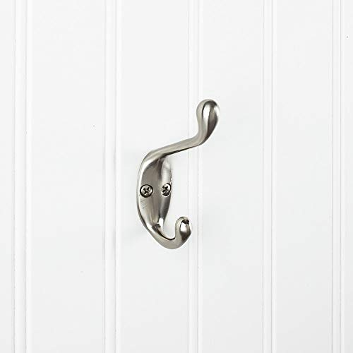 Elements YD40-337SN Sedona 3-3/8" Traditional Double Prong Robe Hook