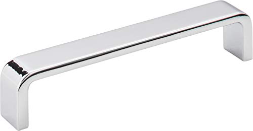 Elements 193-128PC Asher Collection 128mm Center Cabinet Pull, Polished Chrome Finish