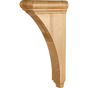 Hardware Resources COR39-3-HMP Corbel with Minimalist Styling, 14" H x 3" W x 8" D