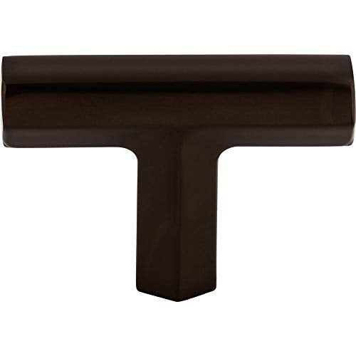 Top Knobs TK790ORB Serene Collection 1-3/4" Lydia T Shape Knob, Oil Rubbed Bronze