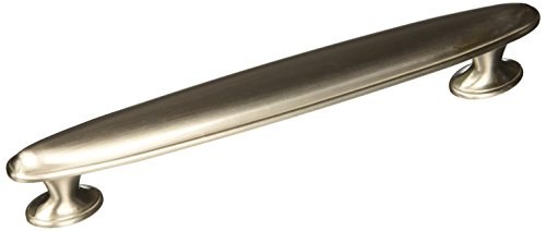 Atlas Homewares 347-BRN Austen Collection 6.4-Inch Oval Pull, Brushed Nickel