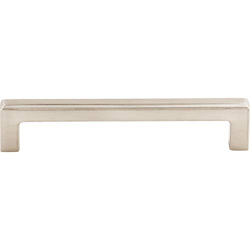 Top Knobs TK673BSN Transcend Collection 5-1/16" Podium Pull, Brushed Satin Nickel