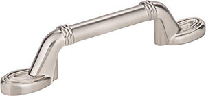 Elements 110-3SN Vienna Collection 3 Inch Center Cabinet Pull with 5.5 Inch Overall Length, Satin Nickel Finish