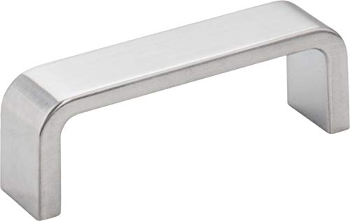 Elements 193-3BC Asher Collection 3 Inch Center Cabinet Pull, Brushed Chrome Finish