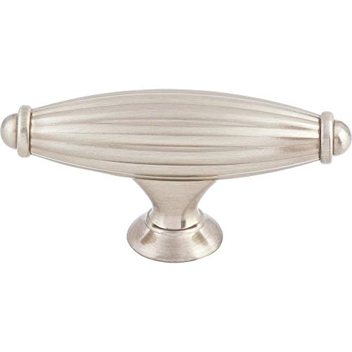 Top Knobs M1595 Tuscany Collection 2-5/8" Tuscany Small T-Handle Knob, Brushed Satin Nickel