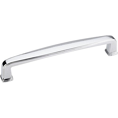 Jeffrey Alexander 1092-128PC Milan 1 Collection Pull, Polished Chrome